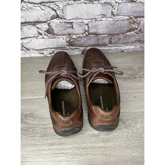 Rockport K52456 Brown Leather Casual Lace Up Casual Sneakers Men’s Sz 9M US/42EU main image 8